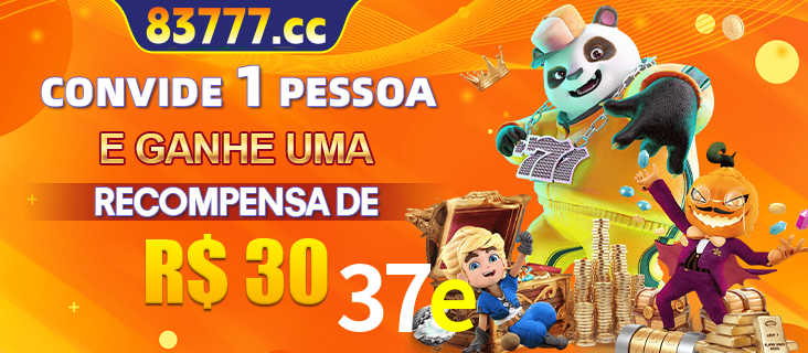 Banner institucional da 37e sobre parceria de marcas e criação de uma marca de excelência, apresentando os mascotes de jogos populares como o Fortune Tiger.