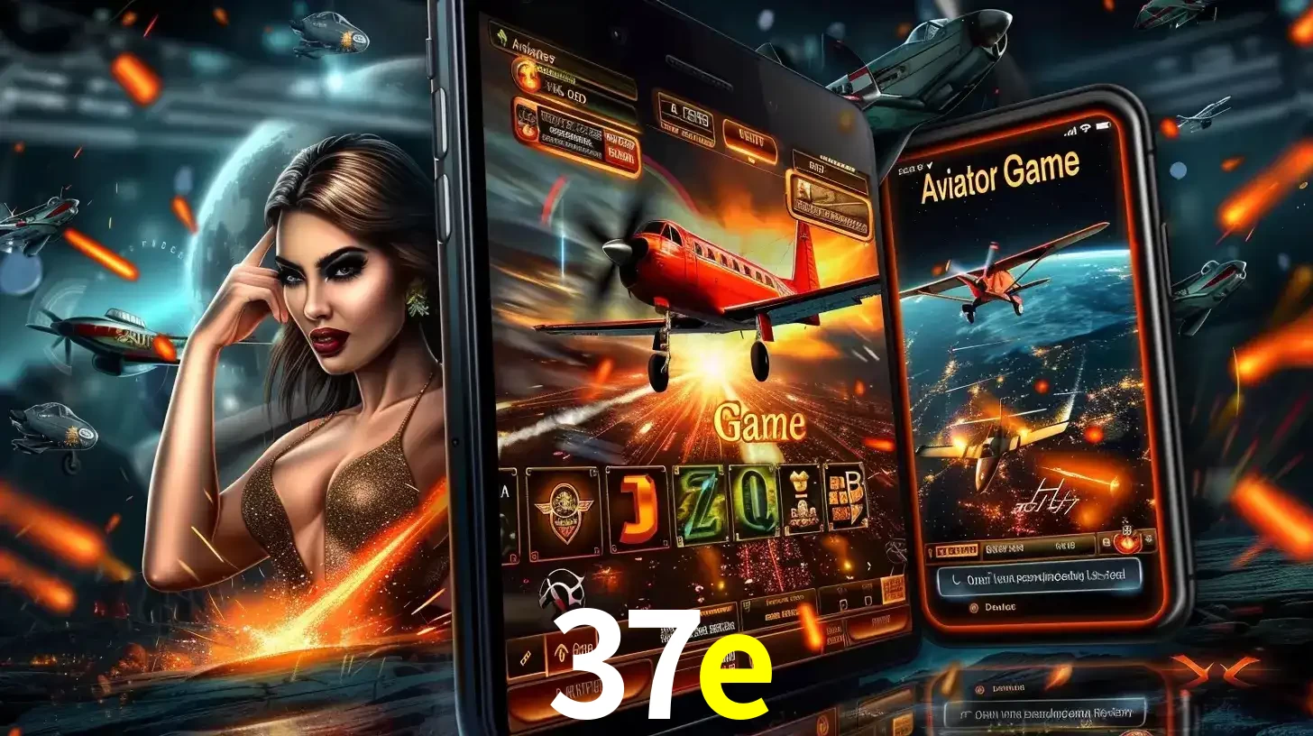 Mulher estilosa cercada por telas que exibem a jogabilidade do Aviator, capturando a intensidade e a estratégia deste popular crash game oferecido pelo 37e.